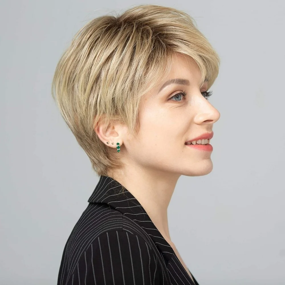 Blooming Hair Pixie Cut Stylish Wig